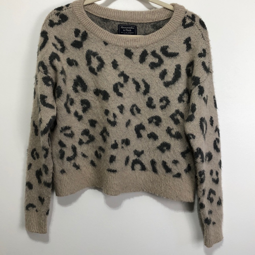 Abercrombie Leopard Sweater